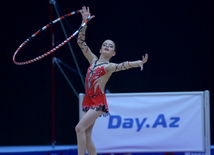 Bədii gimnastika üzrə 22-ci Azərbaycan Birinciliyi və Bölgələrarası Kubok yarışları davam edir. Bakı, Azərbaycan, 18 dekabr 2015